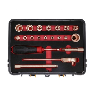 Wedo thương hiệu ATEX UKAS GS FM ISO9001 giấy chứng nhận không phát ra tia lửa không từ tính 1/4 'Dr ổ cắm Set-21pcs - Product Image 2