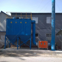 Pulsstrahl-Beutelfilter, industrieller Staubsammler, hochtemperaturbeständiger Silo-Top-Staubsammler für Kessel und Holzbearbeitung