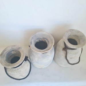 Vintage <b>Wooden</b> Himachali Water Pot Flower Vase <b>Planter</b> Hand Carved Hanging Decor for Farmhouse Home <b>Garden</b> Entryway Living Room - Product Image 1
