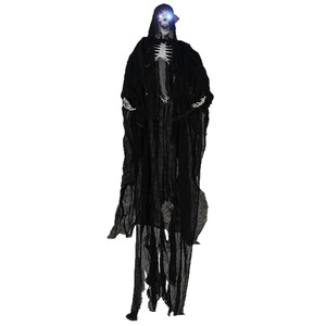 Decoración Colgante <span class=keywords><strong>de</strong></span> Esqueletos del Grim Reaper <span class=keywords><strong>de</strong></span> 210x70cm <span class=keywords><strong>con</strong></span> Ojos Brillantes, Impermeable, para Exteriores, Accesorios <span class=keywords><strong>de</strong></span> Halloween, Artículos para Fiestas <span class=keywords><strong>de</strong></span> Casas Encantadas - Product Image 5