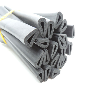 แถบซีลยาง EPDM แบบ E-Type ความกว้าง 100 มม. ทนความร้อนสูง สำหรับซีลประตูหน้าต่าง - Product Image 2