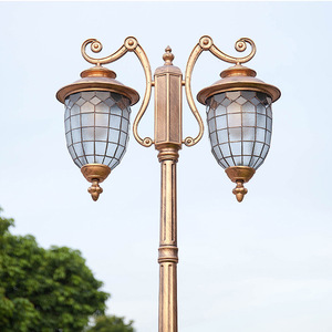 Lampe solaire de jardin, lampadaire extérieur, lampadaire LED avec capteur de mouvement, résistant à l'eau IP65, lumière blanche chaude 3500K, en fer, garantie 10 ans - Product Image 3