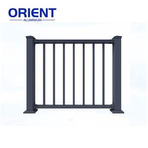 Canada Popular Powder Coated Aluminum <strong>Handrail</strong> with Posts &amp; Accessories for Apartments - Product Image 5