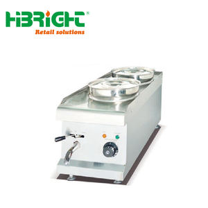 Vitrine chauffante pour aliments de qualité supérieure, pour comptoir/comptoir vertical, avec couvercle, 1/2/3/4/6 bacs, équipement de maintien au chaud - Product Image 6