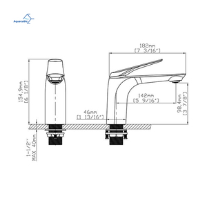 Cuivre direct d'usine de haute qualité et dessin à haute électrophorèse pistolet à glaçure d'étanchéité gris chaud et froid au-dessus du comptoir - Product Image 5