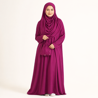 Robe de prière Khimar pour femmes, sans épingles, tenue modeste, vêtements islamiques