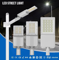 Lampe de rue LED à capteur de mouvement MIC, IP66, cellule photoélectrique, certifiée ETL DLC CE RoHS, pour extérieur, route, parking, éclairage municipal