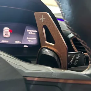 Palanca de Cambios para Volante de Coche, para <span class=keywords><strong>Cupra</strong></span> <span class=keywords><strong>Formentor</strong></span>, LEON, Ateca 2021 <span class=keywords><strong>2022</strong></span> 2023 2024 2025, Estilo DSG, Extensión de Aluminio - Product Image 4