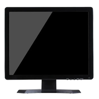Monitor komputer lampu latar LED 17 inci, Monitor komputer Fhd 1280x1024
