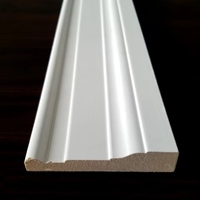 Fabricant de plinthes flexibles en MDF thermoformé classique moderne, moulures en PS