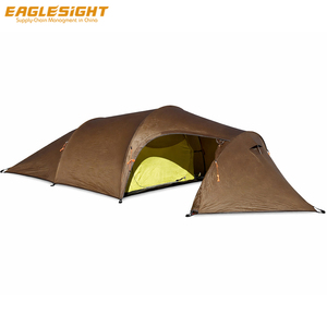 Carpa de Senderismo de Alta Calidad para 2 Personas, 1.8 kg, <span class=keywords><strong>4</strong></span> Estaciones, con Postes de Aluminio, Nailon 15D, Portátil y Ligera, Tipo Túnel - Product Image 1