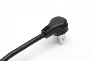 Connecteur secteur américain à angle droit durable avec dispositif de protection contre la tension pour atelier - Product Image 2