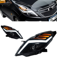 Feux de voiture pour Chevrolet Spark, phare LED 2011-2014, phare Spark GT, projecteur DRL, accessoires automobiles