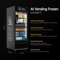 Distributeur automatique de produits surgelés AI HAHA 550F 300-600 pièces 4G/WiFi Refroidissement par compresseur Intégration TPV Surveillance à distance SDK Personnalisable