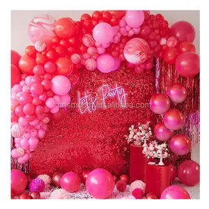 Easy Setting Up Clear Acrylic Base Shimmer Sequin Wall Panel Backdrop For Party