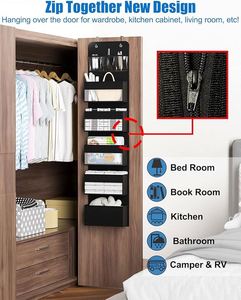 Organizador de Armario y Almacenamiento, Organizador para Colgar Sobre la Puerta, 6 Estantes, Almacenamiento para Autocaravanas, Organizador para Colgar Detrás de la Puerta - Product Image 4