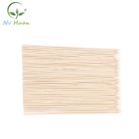 Bâton de bambou écologique brochette Machine emballage 2mm-6mm taille finition polie sécurité alimentaire facilement nettoyé BBQ gril outils en gros