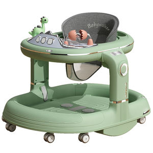 Yeni Model çok fonksiyonlu müzik yürüteç bebek katlanır plastik yuvarlak bebek itme yürüteç 4 In 1 tekerlekler ve koltuk ile - Product Image 2