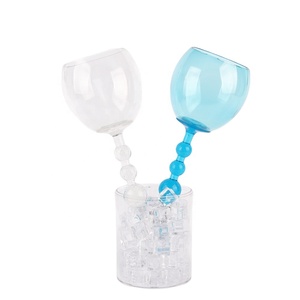 Ly Rượu Nổi Trên Bãi Biển Newinhome, Bằng Nhựa Acrylic, Thiết Kế Mới, Có Thể Tự Đứng - Product Image 2