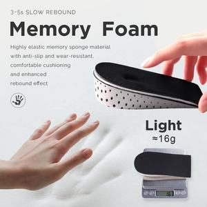 Solette Invisibili in Memory Foam per Aumentare l'Altezza, Morbide e Traspiranti, Inserti per Sollevamento del Tallone, Sollievo dal Dolore, Unisex per Uomini e Donne - Product Image 2