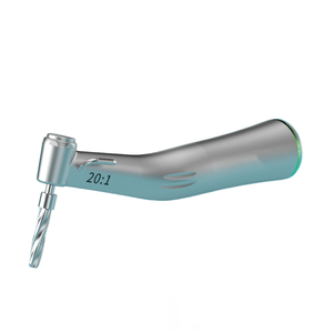 Implante Dental Fibra Óptica/LED 20:1 Reducción <span class=keywords><strong>Contra</strong></span>ángulo Pieza de Mano Botón Pulsador Dental Pieza de Mano de Baja Velocidad con Luz - Product Image 4