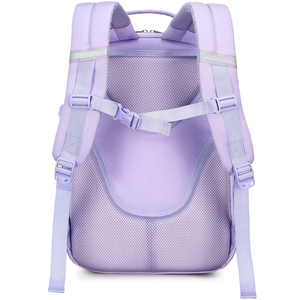กระเป๋าเป้สะพายหลังนักเรียน <span class=keywords><strong>Anivia</strong></span> 2026 ป้องกันการโจรกรรม กันน้ำ ป้องกัน RFID สำหรับเด็กผู้หญิง สีม่วงล้วน ทำจากโพลีเอสเตอร์ พร้อมซิปปิด - Product Image 4