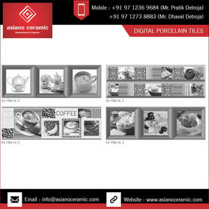 Azulejos de Porcelana para Pared con Acabado Brillante Digital de 250x750 mm con Función de Ladrillo Refractario para Pisos de Dormitorios Interiores Modernos - Product Image 3