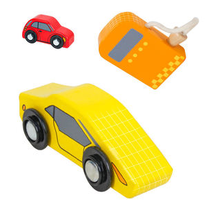 Ensemble de jouets de course de voiture de <span class=keywords><strong>Garage</strong></span> en <span class=keywords><strong>bois</strong></span> pour enfants, jeux éducatifs Montessori OEM Parent-enfant, cadeaux d'anniversaire pour enfants - Product Image 3