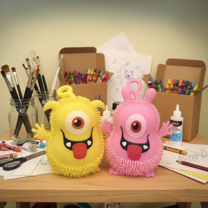 Juguete Sensorial de Peluche con Cara Divertida y Pelo Abundante - 4 Estilos, Material TPR, para Niños de 5 a 7 Años, Marca Cy - Product Image 3