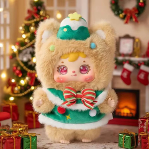 Les plus populaires 100% originaux 6 pièces/boîte Samuel Merry Christmas <span class=keywords><strong>Eve</strong></span> Series Vinyl Plush Dolls Blind Box Lovely Toy Christmas Kids Gift - Product Image 2
