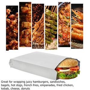 Bolsas Aislantes <span class=keywords><strong>de</strong></span> Material Compuesto <span class=keywords><strong>de</strong></span> Papel <span class=keywords><strong>de</strong></span> Aluminio Antigrasa Personalizadas al por Mayor para Empacar Alimentos para Barbacoas Familiares, Comida para Llevar, Picnics y Fiestas - Product Image 2