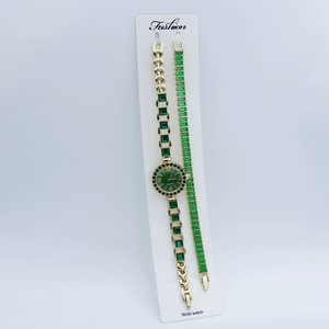 Hot New Factory Wholesale Reloj de moda para mujer Diamond Inlay Small Dial Charm Reloj de cuarzo y pulsera Set Compra a granel 2025 - Product Image 6