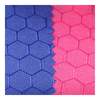 Tissu en nylon ripstop à motif nid d'abeille 420D avec revêtement PU pour sacs et bagages