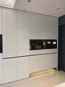 Meuble à chaussures modulaire portable en bois massif moderne, tiroirs de rangement, atelier à domicile, appartement, centre commercial, salon, chambre à coucher - Product Image 5