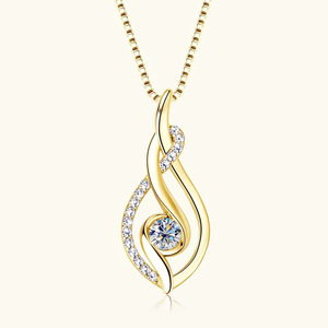 Elegante Collana in Stile Niche per Donne, Delicato Ciondolo Lucido per Uso Quotidiano - Product Image 3