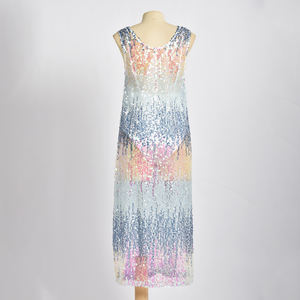 Robe 100% Polyester femmes Crew Dress Loose Dress for Party - Product Image 3