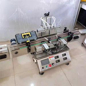 Automatische 4-kops waterflesvuller, sap-, drank- en detergentiekvuller, kwantitatieve dispenser, vloeistofvulmachine - Product Image 6