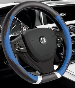 Cubierta de volante de coche de cuero PU de alta calidad Diseño envuelto de moda universal Cubierta elegante para volante de coche - Product Image 4