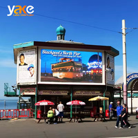 Pantalla LED para Exteriores Yake Personalizada, Impermeable, de Gran Tamaño, para Publicidad Digital, P6 P8 P10, Resolución 8K, Legible Bajo la Luz Solar