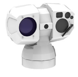 Caméra PTZ thermique et optique multi-spectre + laser 500 m pour la détection de drones / la chasse / les bateaux marins avec stabilisateur gyroscopique - Product Image 2