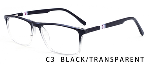 TR90 독서 안경 프레임 광학 안경 저렴한 사각형 블루 라이트 차단 안경 도매 8 색 남성과 여성 - Product Image 3