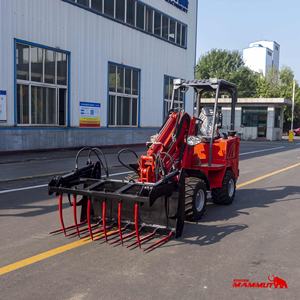 Chargeur sur pneus Mammut Farm approuvé CE TL1000 1tonne chargeuse sur pneus télescopique avec <span class=keywords><strong>godet</strong></span> - Product Image 2