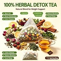 Tisanes Détox Minceur Naturelles aux Herbes avec Vitamines - Nettoyage Doux du Côlon pour le Bien-être Quotidien, Perte de Poids et Sans Sucre, Faible en Glucides