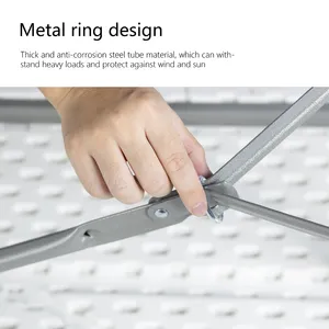 Juego de mesa de 6 pies con pliegues para oficina, asientos para fiestas - Product Image 3