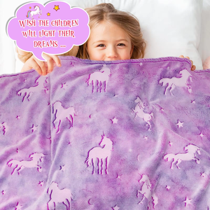 <span class=keywords><strong>Couverture</strong></span> polaire douce en flanelle licorne moderne pour bébés et enfants, rose mignon, pour canapé, <span class=keywords><strong>lit</strong></span>, hiver, 40x50 pouces - Product Image 4