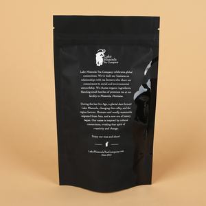 カスタムロゴ対応 食品包装用 防水・生分解性プラスチック ジッパー付きポーチ ドイパック アルミ箔 スタンドアップパウチ - Product Image 3