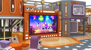 Aire <span class=keywords><strong>de</strong></span> jeux intérieure pour enfants, petit bureau <span class=keywords><strong>de</strong></span> vente, mezzanine, équipement <span class=keywords><strong>d</strong></span>'amusement, combinaison toboggan et installations <span class=keywords><strong>d</strong></span>'escalade - Product Image 2