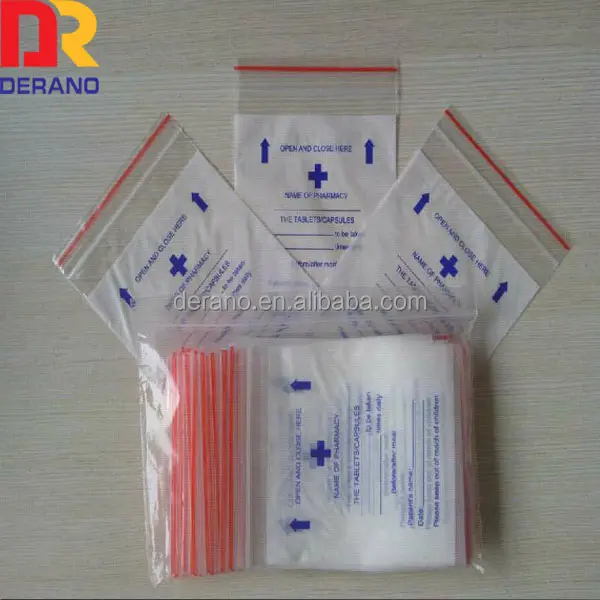 Bolsas dispensadoras de tabletas LDPE, venta al por mayor, sobres de plástico farmacéutico