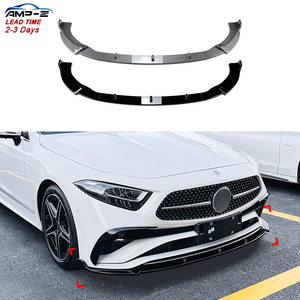 Fibra di carbonio nero <span class=keywords><strong>C257</strong></span> ABS materiale paraurti anteriore Spoiler anteriore per Mercedes Benz <span class=keywords><strong>Cls</strong></span> classe <span class=keywords><strong>C257</strong></span> lifting 2022 + - Product Image 1