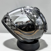 Casque de moto intégral ARA* pour homme et femme, léger, en ABS, pour scooter, vélo électrique, conduite en ville toute saison